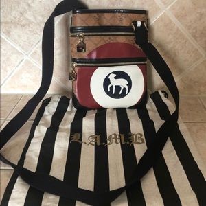 L.A.M.B. | Bullseye Redfin Willbury Crossbody. Great condition with dust bag.